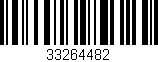 Código de barras (EAN, GTIN, SKU, ISBN): '33264482'