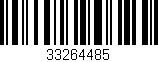 Código de barras (EAN, GTIN, SKU, ISBN): '33264485'