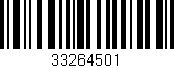 Código de barras (EAN, GTIN, SKU, ISBN): '33264501'