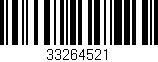 Código de barras (EAN, GTIN, SKU, ISBN): '33264521'