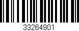 Código de barras (EAN, GTIN, SKU, ISBN): '33264901'