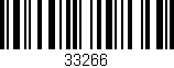 Código de barras (EAN, GTIN, SKU, ISBN): '33266'