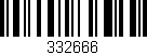 Código de barras (EAN, GTIN, SKU, ISBN): '332666'