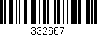 Código de barras (EAN, GTIN, SKU, ISBN): '332667'