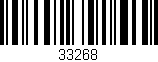Código de barras (EAN, GTIN, SKU, ISBN): '33268'