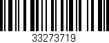 Código de barras (EAN, GTIN, SKU, ISBN): '33273719'