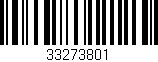 Código de barras (EAN, GTIN, SKU, ISBN): '33273801'