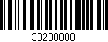 Código de barras (EAN, GTIN, SKU, ISBN): '33280000'