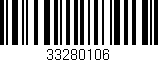 Código de barras (EAN, GTIN, SKU, ISBN): '33280106'