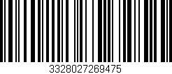 Código de barras (EAN, GTIN, SKU, ISBN): '3328027269475'