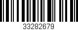 Código de barras (EAN, GTIN, SKU, ISBN): '33282679'