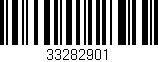 Código de barras (EAN, GTIN, SKU, ISBN): '33282901'