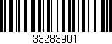 Código de barras (EAN, GTIN, SKU, ISBN): '33283901'