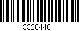 Código de barras (EAN, GTIN, SKU, ISBN): '33284401'