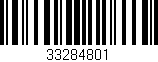 Código de barras (EAN, GTIN, SKU, ISBN): '33284801'