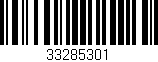 Código de barras (EAN, GTIN, SKU, ISBN): '33285301'