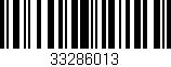 Código de barras (EAN, GTIN, SKU, ISBN): '33286013'