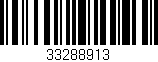 Código de barras (EAN, GTIN, SKU, ISBN): '33288913'