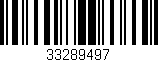 Código de barras (EAN, GTIN, SKU, ISBN): '33289497'