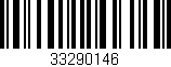 Código de barras (EAN, GTIN, SKU, ISBN): '33290146'