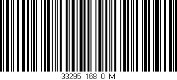 Código de barras (EAN, GTIN, SKU, ISBN): '33295_168_0_M'