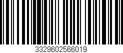 Código de barras (EAN, GTIN, SKU, ISBN): '3329602566019'