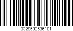 Código de barras (EAN, GTIN, SKU, ISBN): '3329602566101'