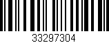 Código de barras (EAN, GTIN, SKU, ISBN): '33297304'