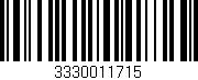 Código de barras (EAN, GTIN, SKU, ISBN): '3330011715'