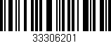 Código de barras (EAN, GTIN, SKU, ISBN): '33306201'