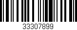 Código de barras (EAN, GTIN, SKU, ISBN): '33307899'