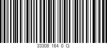 Código de barras (EAN, GTIN, SKU, ISBN): '33308_164_0_G'