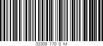 Código de barras (EAN, GTIN, SKU, ISBN): '33309_170_0_M'