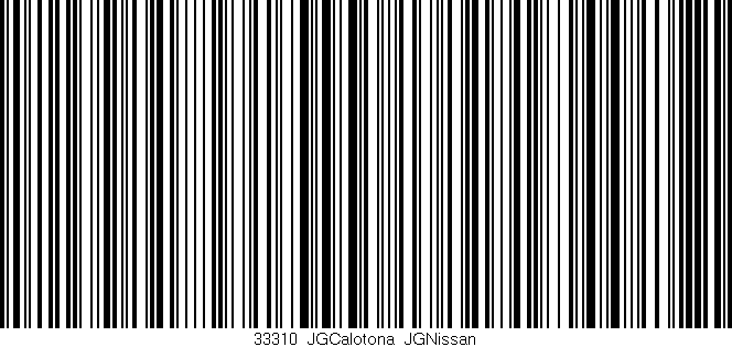 Código de barras (EAN, GTIN, SKU, ISBN): '33310_JGCalotona_JGNissan'