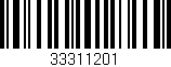 Código de barras (EAN, GTIN, SKU, ISBN): '33311201'