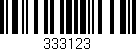 Código de barras (EAN, GTIN, SKU, ISBN): '333123'