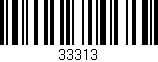 Código de barras (EAN, GTIN, SKU, ISBN): '33313'