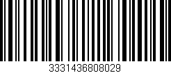Código de barras (EAN, GTIN, SKU, ISBN): '3331436808029'