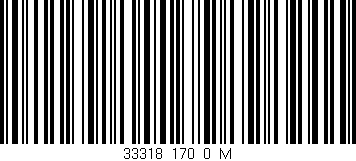 Código de barras (EAN, GTIN, SKU, ISBN): '33318_170_0_M'