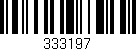 Código de barras (EAN, GTIN, SKU, ISBN): '333197'