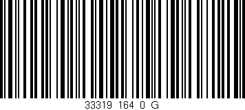 Código de barras (EAN, GTIN, SKU, ISBN): '33319_164_0_G'