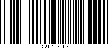 Código de barras (EAN, GTIN, SKU, ISBN): '33321_146_0_M'
