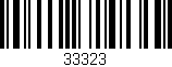Código de barras (EAN, GTIN, SKU, ISBN): '33323'