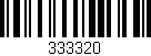 Código de barras (EAN, GTIN, SKU, ISBN): '333320'