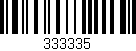 Código de barras (EAN, GTIN, SKU, ISBN): '333335'