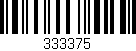 Código de barras (EAN, GTIN, SKU, ISBN): '333375'