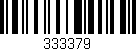 Código de barras (EAN, GTIN, SKU, ISBN): '333379'