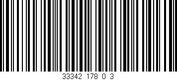 Código de barras (EAN, GTIN, SKU, ISBN): '33342_178_0_3'