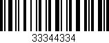 Código de barras (EAN, GTIN, SKU, ISBN): '33344334'