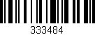 Código de barras (EAN, GTIN, SKU, ISBN): '333484'
